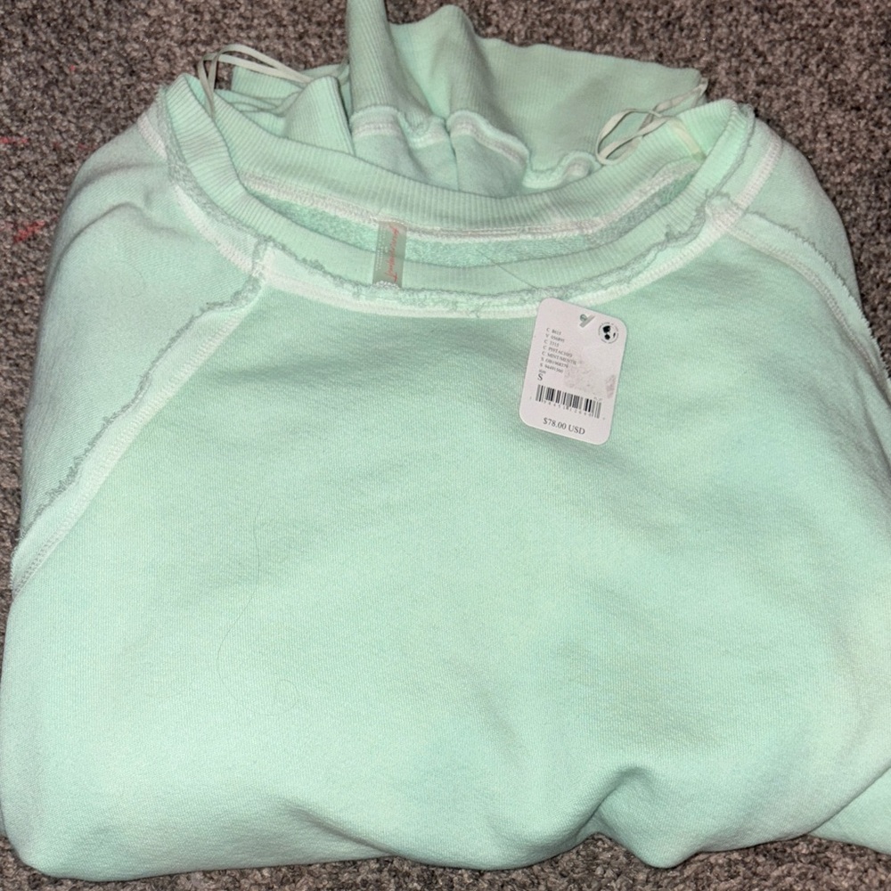 Mint Green oversized Sweatshirt